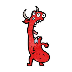 cartoon spooky monster