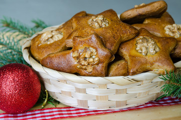 Christmas gingerbread cookies