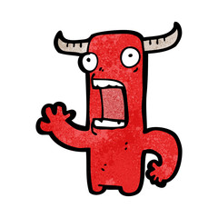 Retro cartoon with texture. Isolated on White.