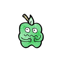 cartoon apple
