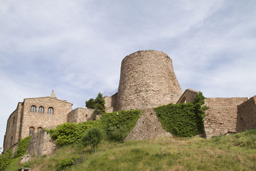 Fototapeta na wymiar Cardona Castle (Castillo de Cardona) with 11th century tower now contains a hotel (Parador).Cardona,Spain