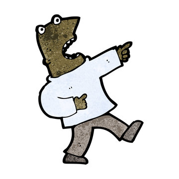 recommend clip art: cartoon shocked man pointing,