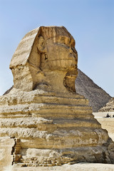 statue of the Sphinx on the Giza plateau