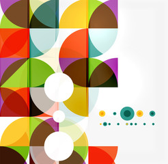 Semicircle triangle pattern