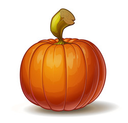 Cartoon vector illustration of a Jack-O-Lantern to be pumpkin, isolated on white. Neatly organized and easy to edit EPS-10