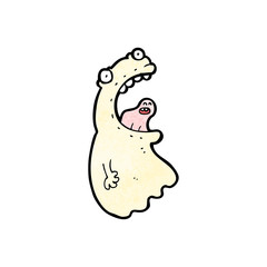 spooky cartoon ghost