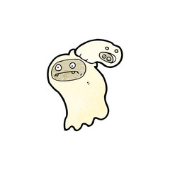 spooky cartoon ghost