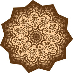Mandala. Vintage decorative elements. Hand drawn background. Islam, Arabic, Indian, ottoman motifs.