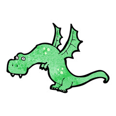 cartoon funny dragon