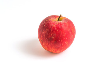Apple on white background
