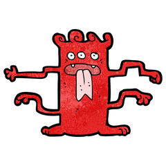 cartoon crazy alien