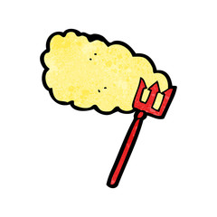 cartoon devil's pitchfork