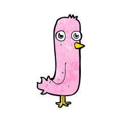 funny cartoon bird
