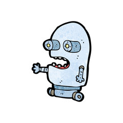 cartoon robot