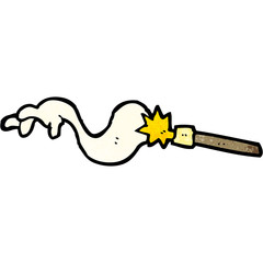 cartoon magic wand
