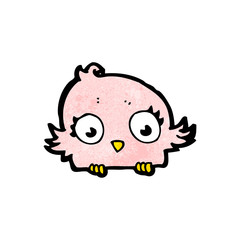cartoon little bird