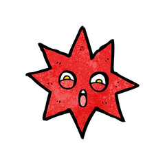 Obraz premium cartoon star