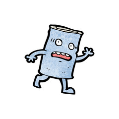 cartoon soda can character