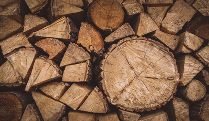 Background of old logs