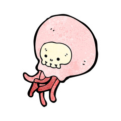 weird spooky monster cartoon