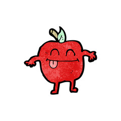 apple cartoon character