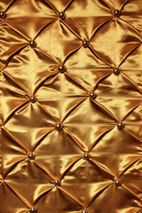 Fabric upholstery.