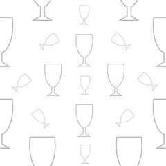 seamless pattern with glass