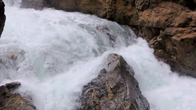Germany, Upper Bavaria, natural spectacle Partnachklamm in Garmisch Partenkirchen