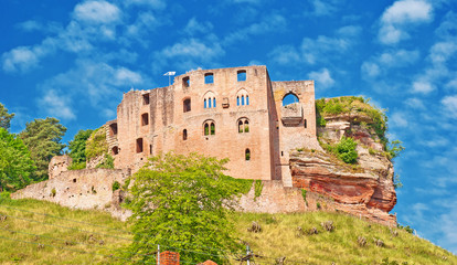 Burg Frankenstein in der Nordpfalz