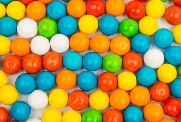 Fototapeta na wymiar gummy ball candies