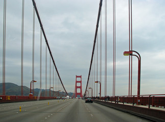 Fototapeta premium Famous Golden Gate Bridge in San Francisco California USA