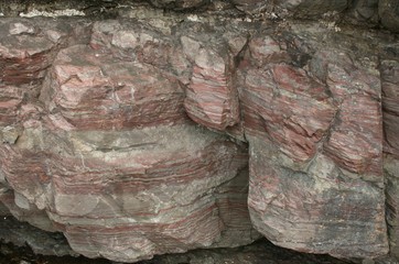 Red-Grey rock