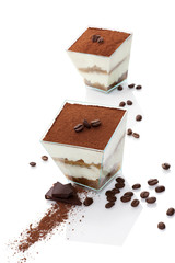 Luxurious tiramisu dessert.