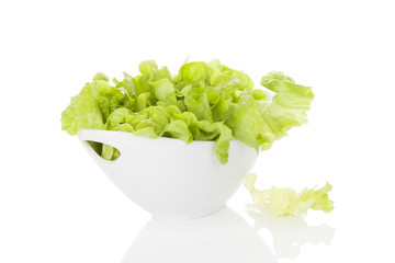 Fresh green salad.