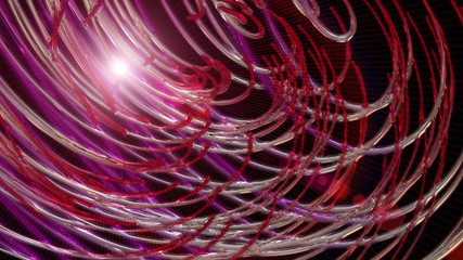 futuristic wave background design with lights