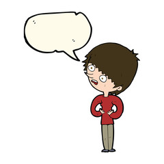 cartoon shocked woman with speech bubble