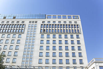 Fototapeta premium Renovated luxury building from 50's