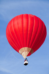 Red hot air balloon