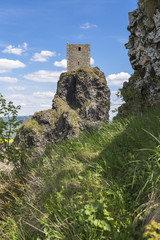towers of the castle Trosky