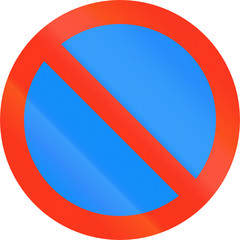 Road sign In Bangladesh - No parking