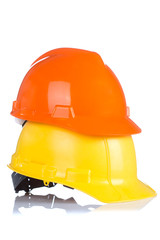 Safety helmet isolated on white