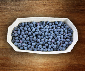 Reife und saftige Heidelbeeren