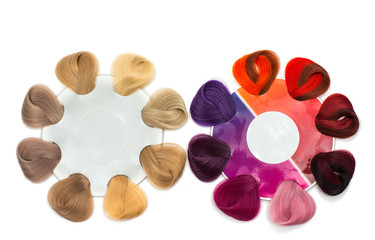 set of locks of hair
