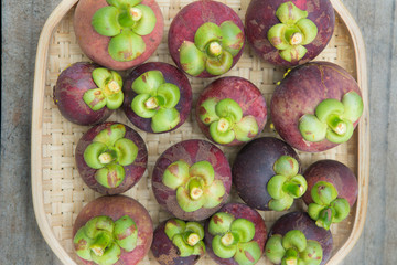Mangosteen thai fruit 