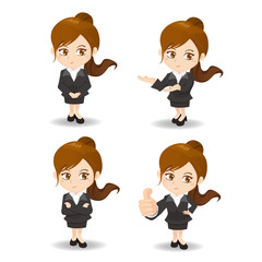 cartoon Business woman © etoileark