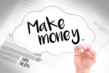 hand write born Make money