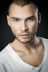 Fototapeta premium Handsome young man portrait