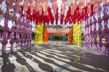 Beautiful thai style lantern, Chiang Mai, Thailand