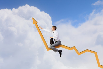Businessman ride graph