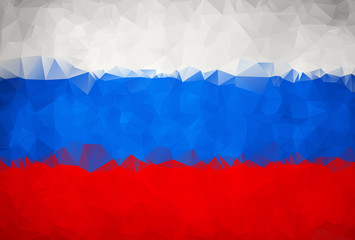 Abstract Switzerland flag polygon